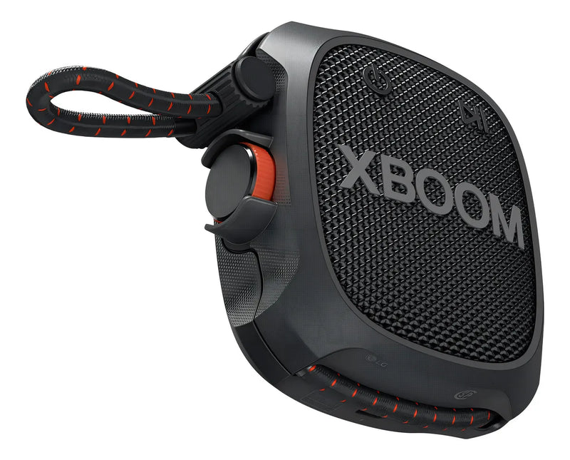 Parlante LG Xboom Xg2t Resistente Al Polvo Y Agua Negro