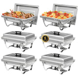 Set 6 Samovar Industrial Acero Inoxidable 8 Lt 2 Quemadores