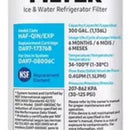 Filtro de agua Samsung Da97-17376b Haf-qin exp para nevecon