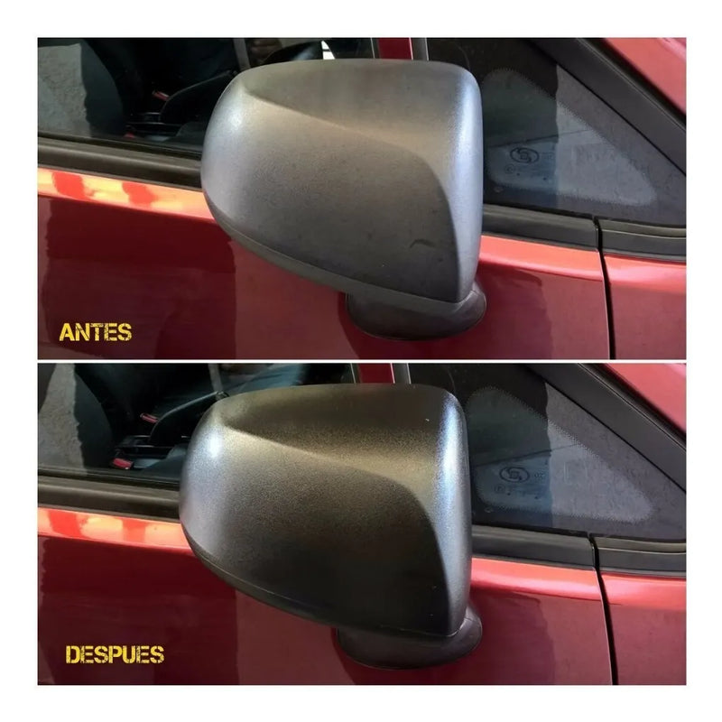 Restaurador De Partes Negras + Cera Superblue Simoniz Negro