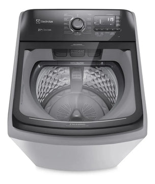 Lavadora Superior Perfect Care Ls21i 21kg Silver Electrolux Gris