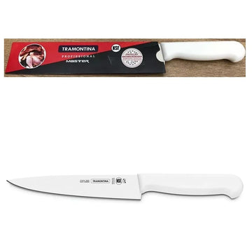 Kit 3 Cuchillos Tramontina Chef Master Profesional 6-10-3 Blanco