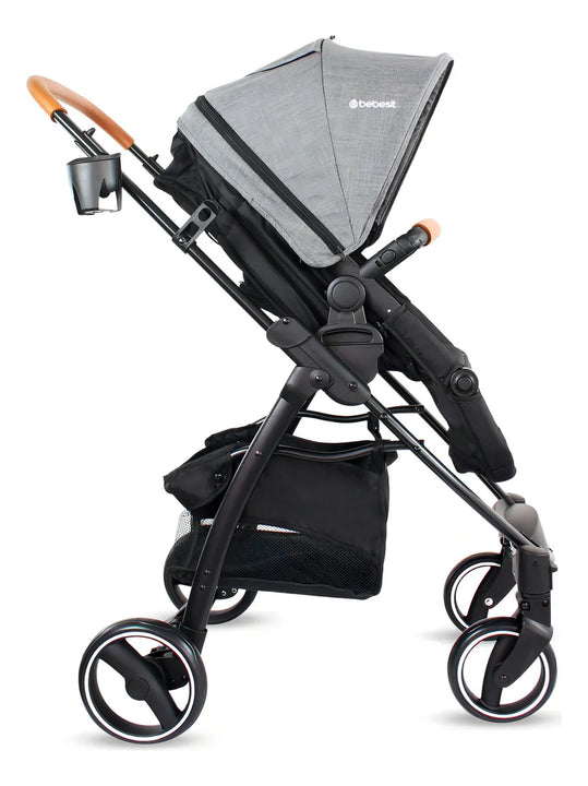 Coche Bebés Travel System Bebesit Coche Moises Color Gris