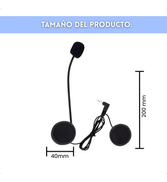 Audífono Y Microfono Repuesto Intercomunicador Moto V6