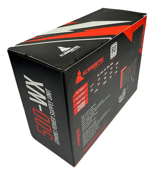 Fuente De Poder Gamer Iceberg 500 Wx Retail Real Blanco