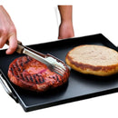 Plancha Asar 60x40cm Metalica Carnes Arepas Hamburguesas Negro