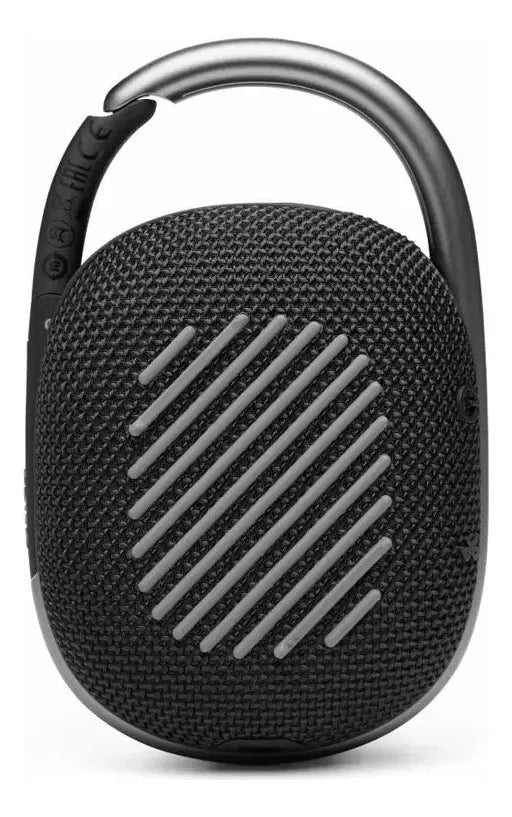 Parlante JBL Clip 4 portátil con bluetooth waterproof negra