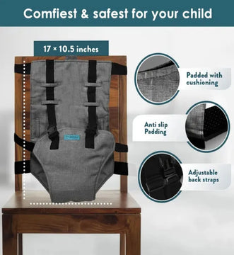 Asiento De Arnés Portátil Para Silla Alta Para Bebé, Sil. Ciinturon De Seguridad Disponible