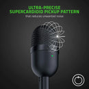 Micrófono Usb Gamer Razer Seiren Mini Compact Supercardioide Negro Clásico
