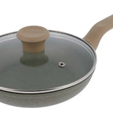 Sartén Imusa Terra De 24cm Verde Con Tapa De Vidrio