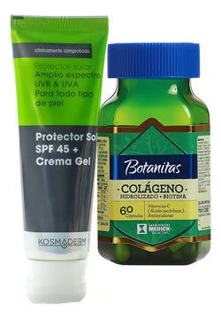 Protector Solar 45+ Colageno 60