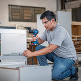 Taladro Percutor Professional 1 Bateria Bosch Gsb 185 Li +1b Azul Petróleo