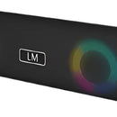 Parlante Bluetooth Altavoz Barra De Sonido Rgb Sd Usb Lm-891 Negro
