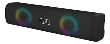 Parlante Bluetooth Altavoz Barra De Sonido Rgb Sd Usb Lm-891 Negro