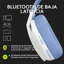 Logitech G435, Diadema Gamer Inalámbrica + Bt / Pc, Ps5 - Bl Color Blanco crudo/Lila