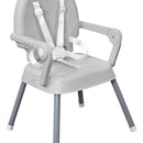 Silla Comedor Bebe 3en1 Happy Baby Azul Cp7000 Color Gris