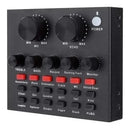 Tarjeta Sonido Externa V8 Transmisión Mic Aux Audif Equalize