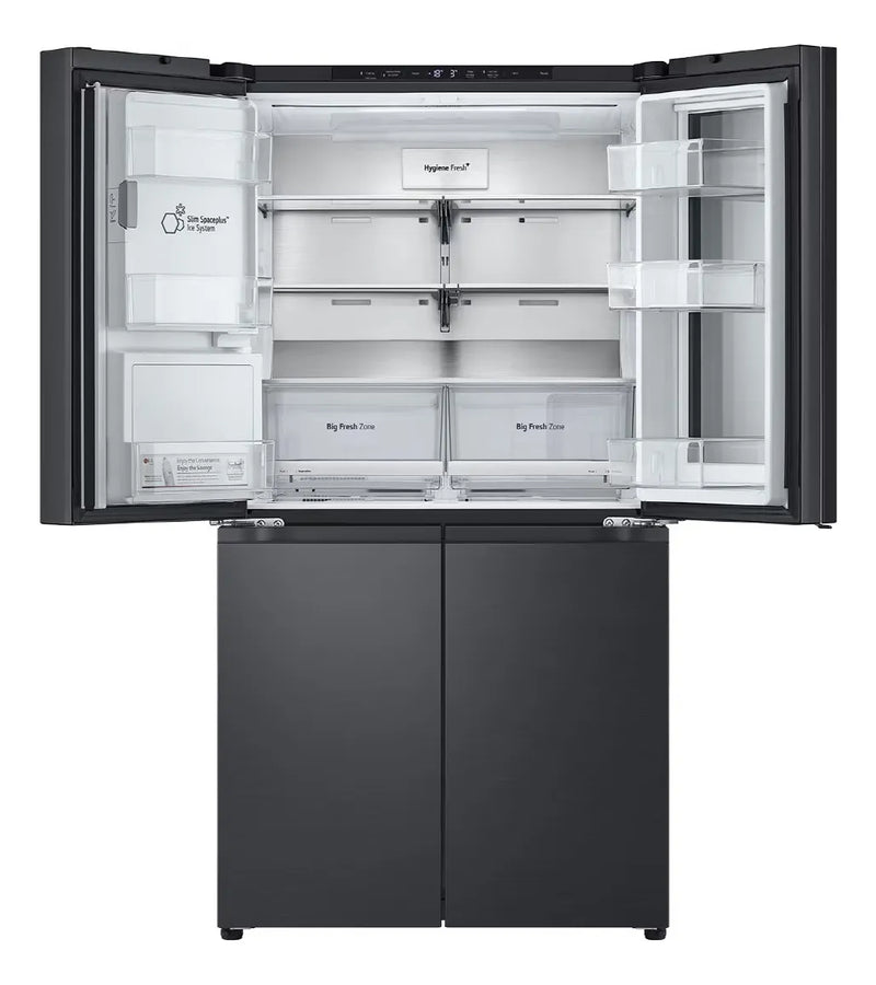 Nevecón Lg Side By Side Instaview Thinq 638 Lt Plata Negro
