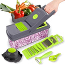 Rallador Picador Cortador Frutas Y Verduras Multiuso 16 En 1