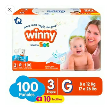 Winny Etapa 3 X200 +300 Pañitos Grande (g) Sin Género
