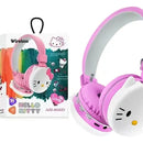 Audifonos Diadema Mario, Bluetooth, Micro Sd, Fm, Acolchada Hello Kitty