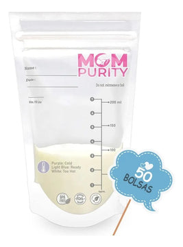 Bolsas Para Banco De Leche Materna Caja X 50 Mom Puriy