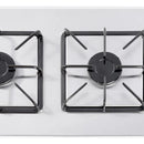 Estufa De Empotrar Acero Inoxidable 2pt Gas Natural 5432 Color Gris