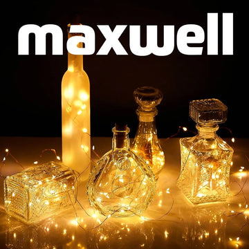 Luces Led Guirnalda Con Corcho Botella Hada X10 Unidades Calida