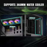 Antec Ax1000 Argb 4 Ventiladores Argb Pwm De 0.157 X 5.512