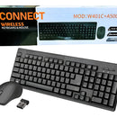 Combo Teclado Y Mouse Inalambrico W410c+a500
