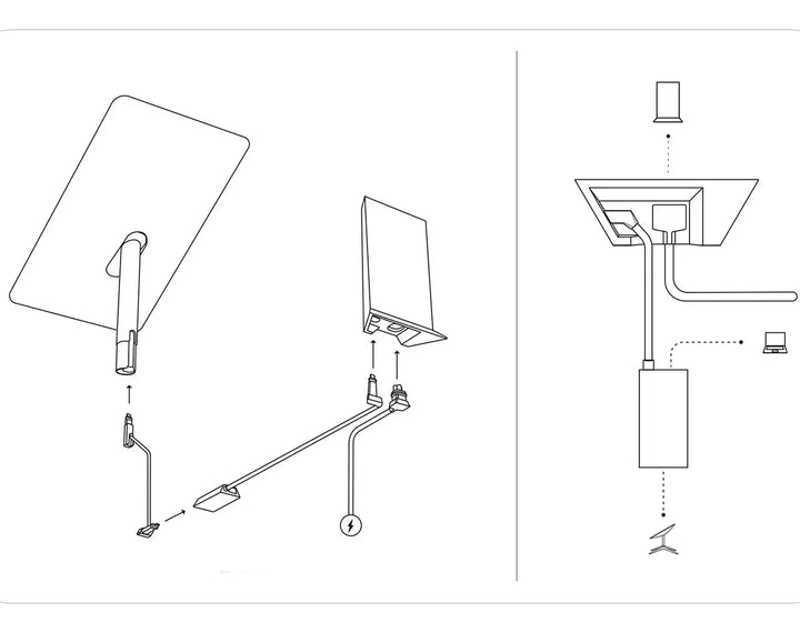 Adaptador Ethernet Starlink Para Red Externa Con Cable