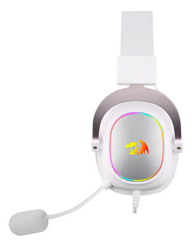 Audífonos Gamer Redragon Zeus X H510w-rgb 7.1 Virtual White Color Blanco Color De La Luz Rgb