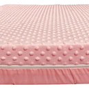 Cojín Colchoneta Cuna Corral De Bebés 90 X 60cm Plastificada Color Rosada Claro