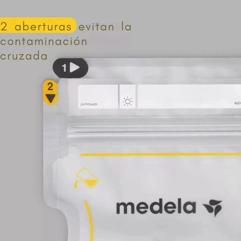 Bolsas Para Leche Materna Medela Fácil Vertido X 50 Unidades