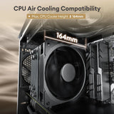 Funda Micro Atx Genuina De Madera De Nogal, Funda Matx Pc Co