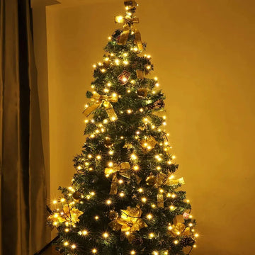 Instalación 200 Led Luz Calida Decoración Navideña Bombillos Cálido