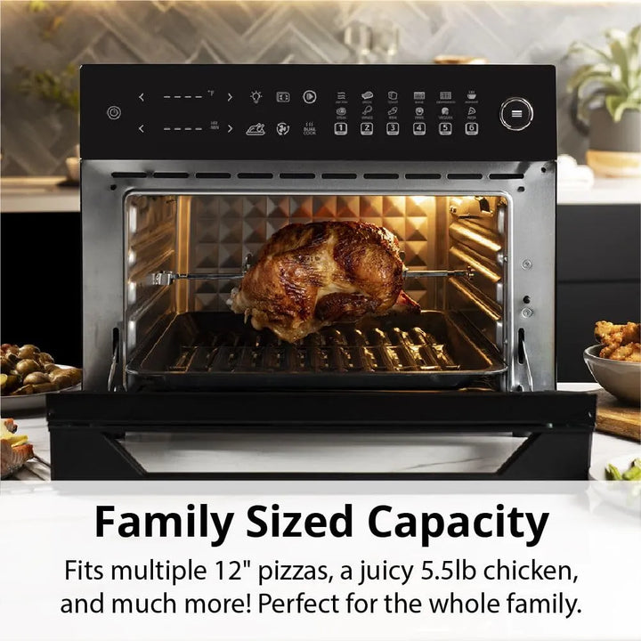 Freidora De Aire 34 Litros Acero Inoxidable Horno Grande