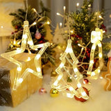 Steford Luces Navideñas Para Ventanas, 3 Piezas De Luces Led