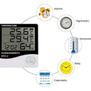 Ker Germany reloj termohigrometro digital sonda temperatura humedad Htc2 incluye calibración