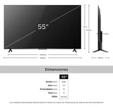 Televisor Tcl 55 V61c 55 4k-uhd - Smart Tv Google