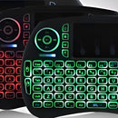 Mini Teclado Inalámbrico Airmouse Android Smart Tv Iluminado Mouse Color Teclado Black