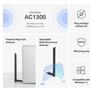 Adaptador Usb Wifi Mercusys Dual Band Ac1300 5.4 Y 2.4 Ma30h