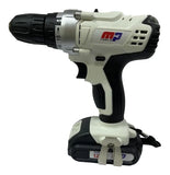 Taladro Inalambrico Mptools 3/8 Percutor 12v Profesional - Blanco