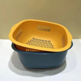 Escurridor Canasta Para Lavar Verduras Pvc Aaa