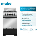 Estufa De Psio A Gas 52 Cm Inox Mabe Emc5150snx1