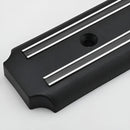 Juego de cuchillos con soporte magnético, color Weck, acero inoxidable y negro