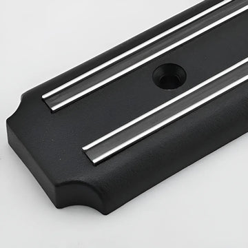 Juego de cuchillos con soporte magnético, color Weck, acero inoxidable y negro