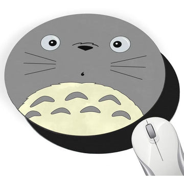 Pad Mouse Sublimado Mi Vecino Totoro Negro