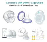 Insertos De Brida De 0.512 In Para Medela, Spectra Escudos/b