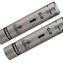 Micrófonos Behringer C-2 Condensador Cardioide color plateadoS